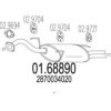 MTS 01.68890 End Silencer